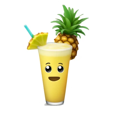 Cute Piña colada sticker