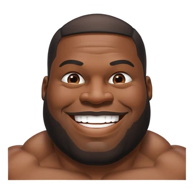 Big black dude sticker