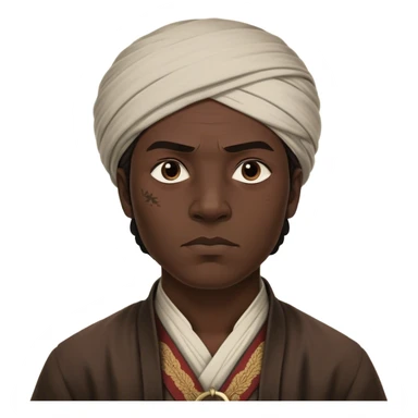 Cinematic Realistic Ho Chi Minh Portrait Emoji, depicted as a determined revolutionary leader in traditional attire with a humble expression, rendered with lifelike textures and soft natural lighting that captures his enduring legacy. sticker