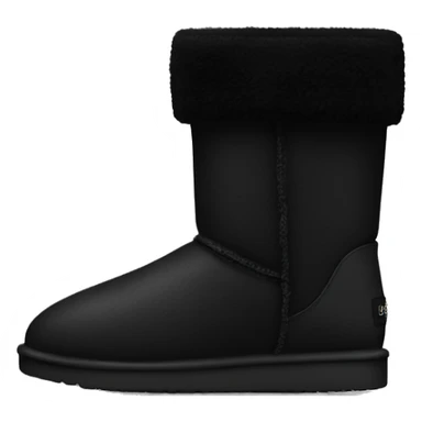 black uggs with black now sticker