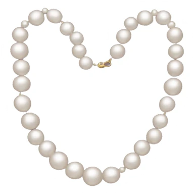 Pearl necklace  sticker
