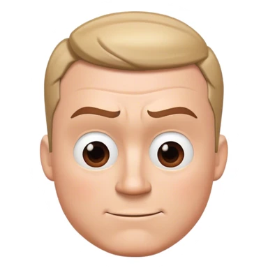 Realistic Mr incredible head without suit or eye mask (he doesn’t need/ there’s no point of the eye mask because of the following)with haircut and straight face( he doesn’t even need straight face either for same reason) but his nose covers his entire face sticker