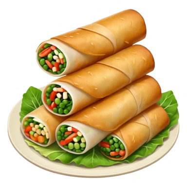 Asian spring rolls sticker