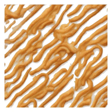 Horizontal filled cream churro sticker