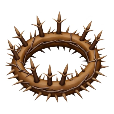Crown thorns sticker