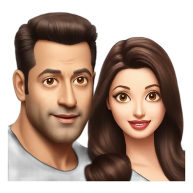 Salman Khan meet Aishwarya Rai  sticker
