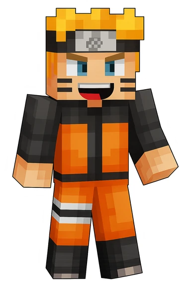 Extract the Naruto character (second from right, yellow hair, headband) from the image as a separate image with a transparent background. Keep the original style and quality intact. sticker