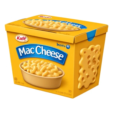 kraft mac n cheese box sticker