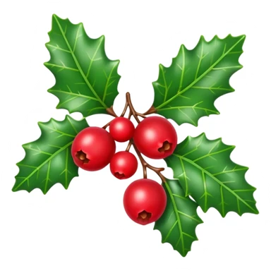 holly sprig sticker