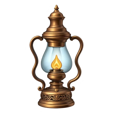 improved renaissance oil lamp sticker