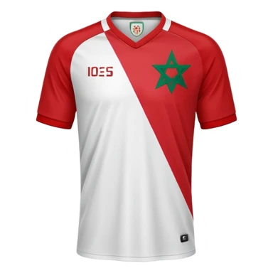 Maillot du Maroc foot sticker