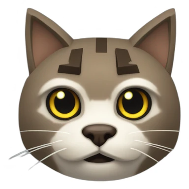 Un chat qui joue a Minecraft sticker