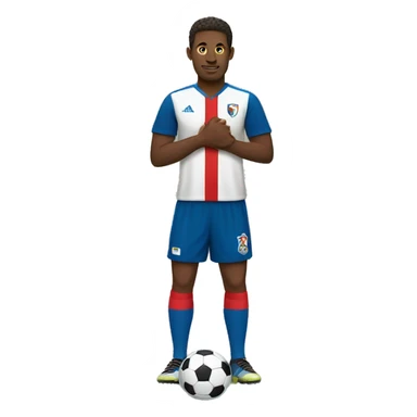 joueur de foot sticker