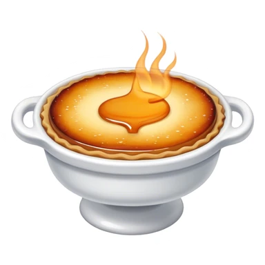 Crème brûlée sticker