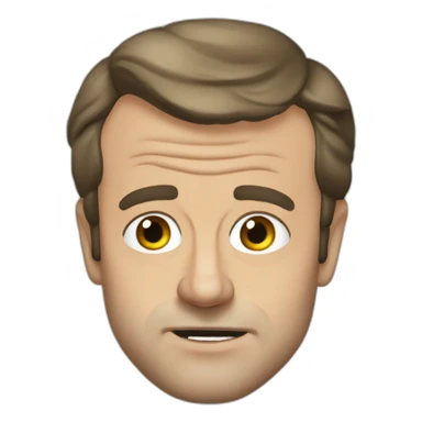 Emmanuel Macron qui fume sticker