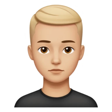 cabelo tipo rapado dos lados sticker