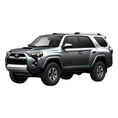 Toyota 4runner gris metalico sticker