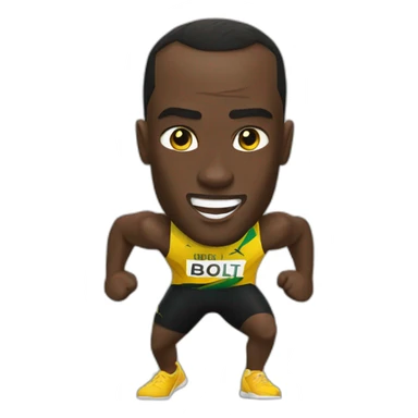 Usain bolt sticker