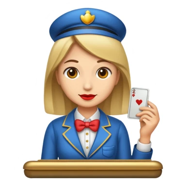 casino cashier sticker