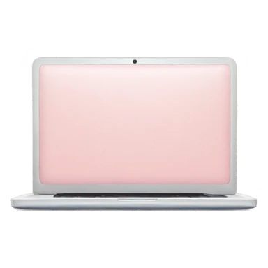 light pink laptop sticker