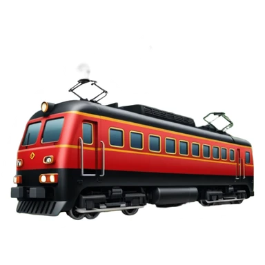 2 cabin diesel electric train from 🇯🇵 sticker