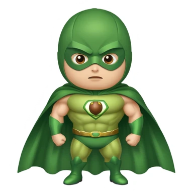 Avocado superhero sticker