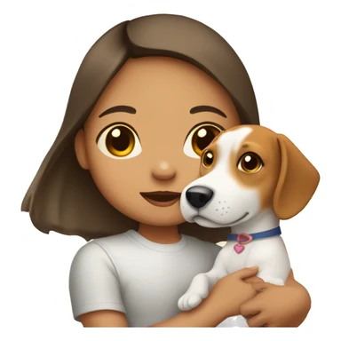 filipina baby with beagle sticker