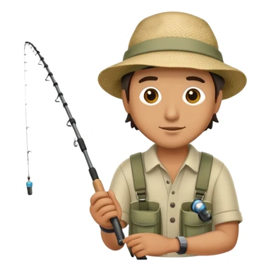 Dude fishing sticker