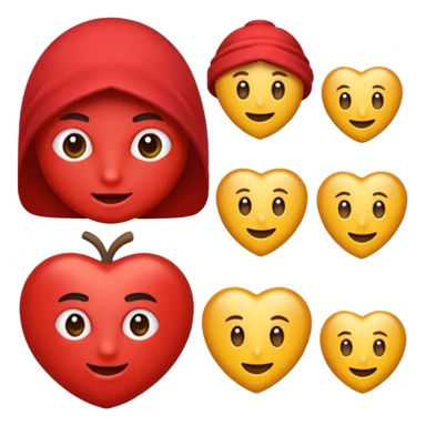 KALP İÇİNde E harfi sticker