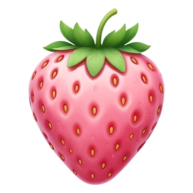 pale pink strawberry  sticker