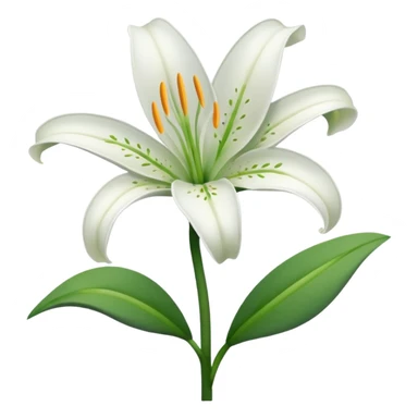 aesthetic lilie flower sticker