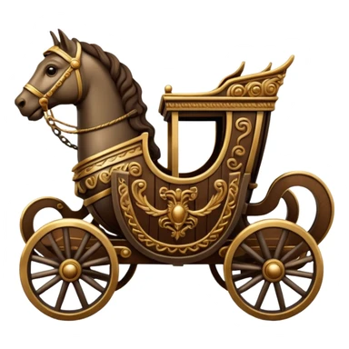 Roman chariot sticker