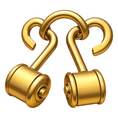 Golden shackles sticker