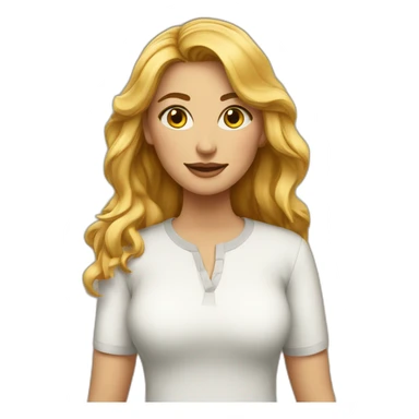 Femme avec vêtements Léopard sticker