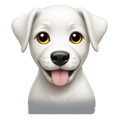 white maltise puppy sticker