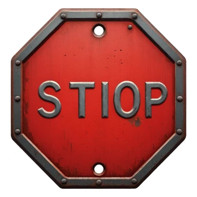 Stop😔🖐 sticker