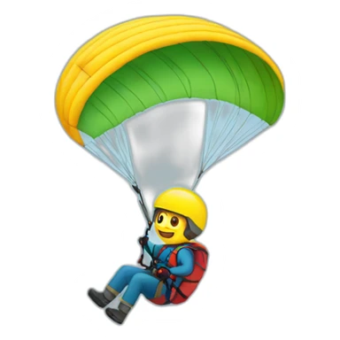 paraglider sticker