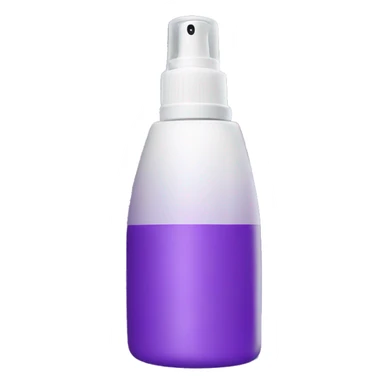 spray skincare bottle purple sticker