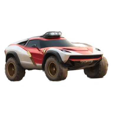  Wonder woman’s feminine features offroad capable long-travel suspension 4x4 racing no.86 hypercar  sticker