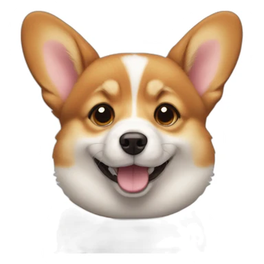 corgie dog bunny sticker