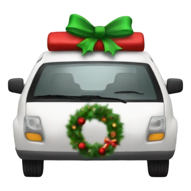 Christmas Prius  sticker