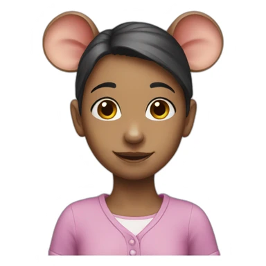 Girl rat sticker