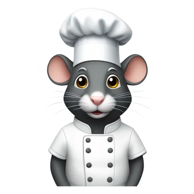 Rat in a chef hat  sticker