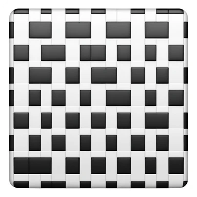black and white checkered pattern sticker