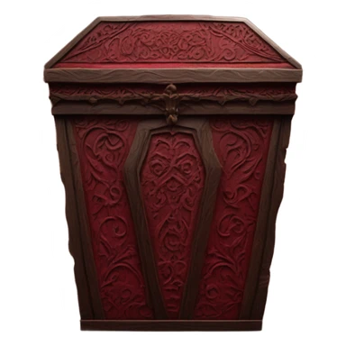 vampire's coffin sticker