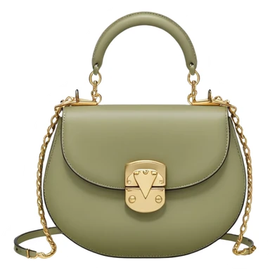 Valentino moon bag in pale olive sticker