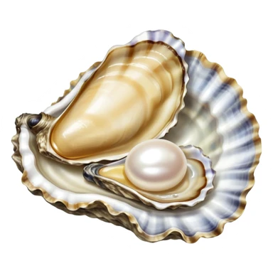 Licking oyster sticker