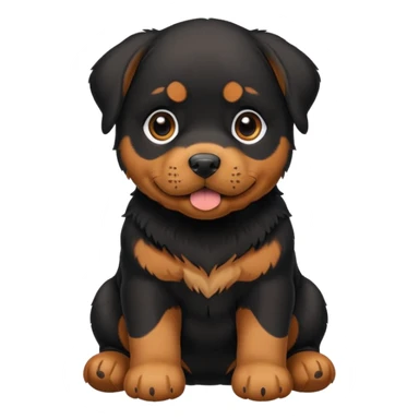 Rotwiller puppy sticker