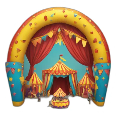 circo festival sticker