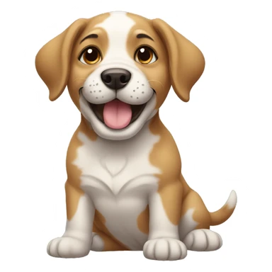 Happy puppy  sticker